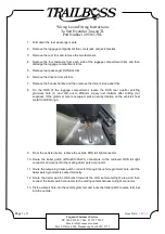 Предварительный просмотр 6 страницы Trailboss QTHY264L Fitting Instructions Manual