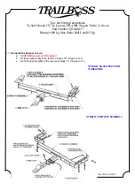 Предварительный просмотр 4 страницы Trailboss QTMA437 Fitting Instructions