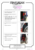 Предварительный просмотр 3 страницы Trailboss QTMA662L Fitting Instructions Manual