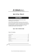 Предварительный просмотр 2 страницы Trailer Valet 043705 Operating Manual