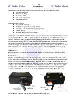 Trailer Vision i-track User Manual предпросмотр