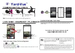 Preview for 2 page of Trailer Vision Yard-Vue Quick Start Manual