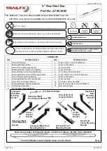 TrailFX A7003S/B Installation Instructions Manual предпросмотр