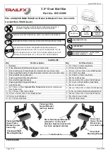 Предварительный просмотр 1 страницы TrailFX B1503S Quick Start Manual