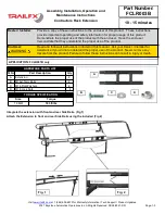 TrailFX FCLR003B Assembly, Installation, Operation And Maintenance Instructions preview