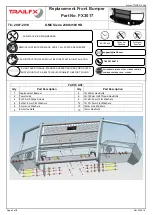 Предварительный просмотр 1 страницы TrailFX FX3017 Manual