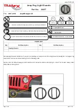 TrailFX J043T Quick Start Manual предпросмотр