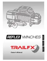 TrailFX Reflex WR08B Owner'S Manual preview