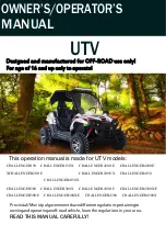 TrailMaster CHALLENGER150 Owner'S/Operator'S Manual preview