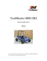 TrailMaster MINI XRS Setup Instructions preview