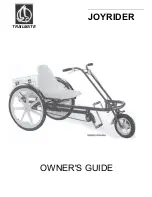 Предварительный просмотр 1 страницы TRAILMATE JOYRIDER Owner'S Manual