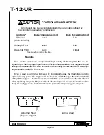 Preview for 34 page of TrailMax T-12-UR Manual