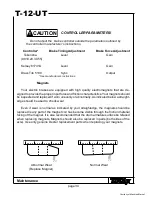 Preview for 34 page of TrailMax T-12-UT Manual