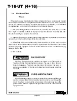 Preview for 20 page of TrailMax T-16-UT (4+16) Manual