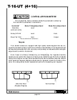 Preview for 34 page of TrailMax T-16-UT (4+16) Manual