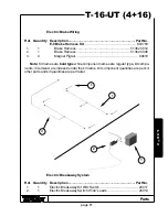 Preview for 61 page of TrailMax T-16-UT (4+16) Manual