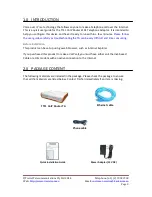 Preview for 3 page of Traitel Telecommunications TT11 2FXS TA User Manual