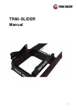 TRAK RACER TR80-SLIDER Manual предпросмотр