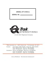 Предварительный просмотр 24 страницы TRAK SAND TRAK ST1-075A la Owner'S/Operator'S Manual