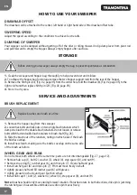 Предварительный просмотр 18 страницы Tramontina 79949005 User And Maintenance Manual