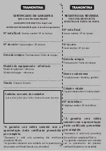 Предварительный просмотр 25 страницы Tramontina 79949005 User And Maintenance Manual