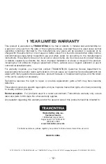 Preview for 13 page of Tramontina 80901/100 Use & Care Instructions Manual