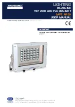 Tranberg BLUELINE TEF 2580 LED User Manual preview