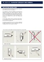 Preview for 3 page of Tranberg BLUELINE TEF 2580 LED User Manual