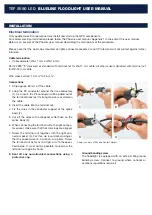 Preview for 4 page of Tranberg BLUELINE TEF 2580 LED User Manual