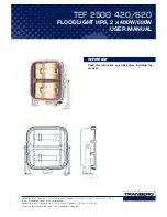 Tranberg TEF 2500 420 User Manual preview