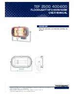 Preview for 1 page of Tranberg TEF 2500 series User Manual