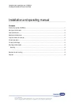 Preview for 2 page of Tranberg TEF 9178 190 Installation Manual