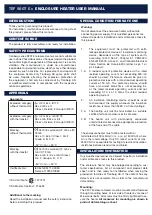 Preview for 2 page of Tranberg TEF 9207 User Manual