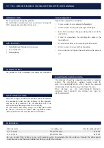 Preview for 2 page of Tranberg TEF 9964 Helideck User Manual