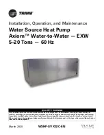 Preview for 1 page of Trane Technologies Axiom EXW Installation, Operation And Maintenance Manual