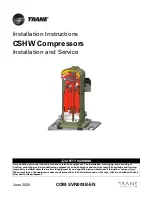 Предварительный просмотр 1 страницы Trane Technologies CSHW047 Installation Instructions Manual