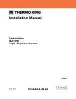 Trane Technologies Thermo King SLXi DRC Installation Manual preview