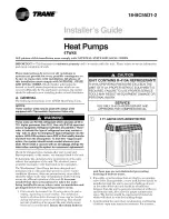 Preview for 1 page of Trane 18-BC55D1-2 Installer'S Manual