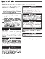 Preview for 2 page of Trane 18-EB24D1-19 Installer'S Manual