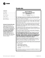 Preview for 2 page of Trane 22-5200-01-0901 (EN) Use And Care Manual