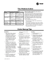 Preview for 5 page of Trane 22-5200-01-0901 (EN) Use And Care Manual