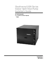 Preview for 1 page of Trane 2GN Series Installer'S Manual