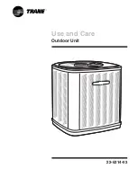 Trane 2TWA0 Use And Care Manual предпросмотр