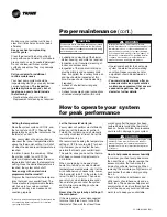 Предварительный просмотр 4 страницы Trane 2TWB0-UM-2 Use And Care Manual