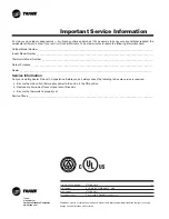 Предварительный просмотр 6 страницы Trane 2TWB0-UM-2 Use And Care Manual