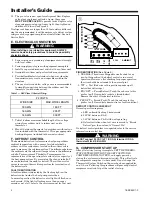 Предварительный просмотр 4 страницы Trane 2TWZ9 Installer'S Manual