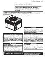 Trane 4DCZ6036 Installer'S Manual предпросмотр