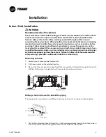 Предварительный просмотр 9 страницы Trane 4MCW Installation Manual