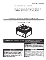 Trane 4TCY4024 Installer'S Manual preview