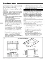 Preview for 2 page of Trane 4TEP3F18A1000A Installer'S Manual